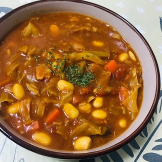 栄養満点♡トマトカレースープ